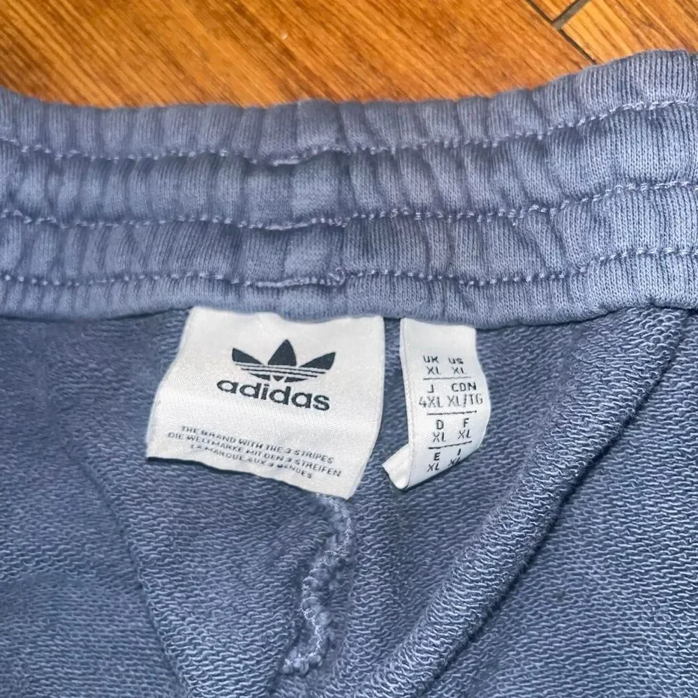 Adidas Originals Men's Blue French Terry Sweatpants SZ XL